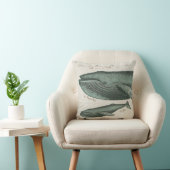 ヴィンテージのザトウクジラおよび子牛 クッション (椅子)