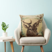 ヴィンテージのシカの木びき台の雄鹿の自然の素朴なクリスマス クッション (椅子)