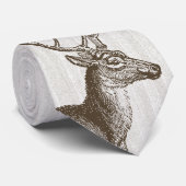 ヴィンテージのシカの雄鹿のタイ ネクタイ (ロール)