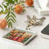 ヴィンテージのシガーのラベルKeychain キーホルダー (側面)