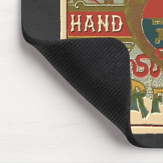 ヴィンテージのシガーの広告のラベルのキューバ人のPerfectosのタバコ マウスパッド (コーナー)