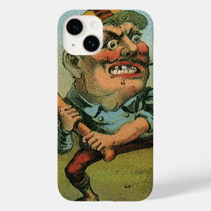 ヴィンテージのシガーラベル、スポーツベースボール タンシルのパンチ Case-Mate iPhone 14ケース