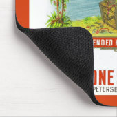 ヴィンテージのシガー写実的なタンパはマウスパッドを宝石で飾ります マウスパッド (コーナー)