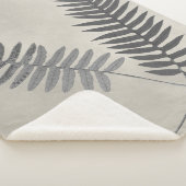 ヴィンテージのシダ シェルパブランケット (3/4)