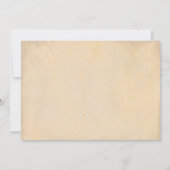 ヴィンテージのシックな結婚式招待状のアンティークの華麗さ 招待状 (裏面)