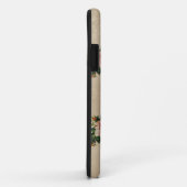 ヴィンテージのシックな花のバラのぼろぼろのbohoのばら色の花 Case-Mate iPhoneケース (裏面/右)