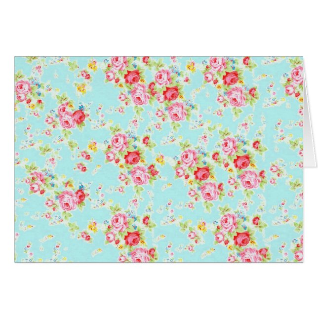 ヴィンテージのシックな花のバラの青いぼろぼろのばら色の花 (正面横)