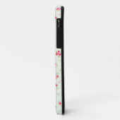 ヴィンテージのシックな花のローズピンクのぼろぼろのばら色の花 Case-Mate iPhoneケース (裏面/左)