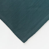 ヴィンテージのシックな金ゴールドの水の花のグリッターの写真のプリント フリースブランケット (角)