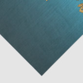 ヴィンテージのシックな金ゴールドの水の花のグリッターの写真のプリント 薄葉紙 (詳細)