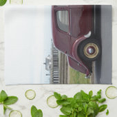 ヴィンテージのシトロエンの牽引Avant キッチンタオル (折り畳み)