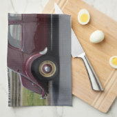 ヴィンテージのシトロエンの牽引Avant キッチンタオル (四つ折り)