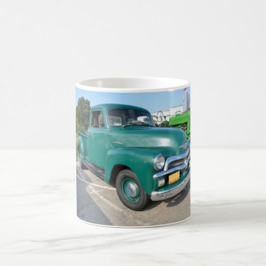 ヴィンテージのシボレーのトラック コーヒーマグカップ (中央)