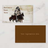 ヴィンテージのシャイエンヌの戦士の名刺 名刺 (正面/裏面)