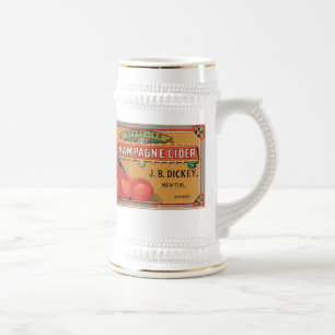 ヴィンテージのシャンペンのりんご酒ステイン ビールジョッキ