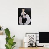 ヴィンテージのショーガール ポスター (ホームオフィス)