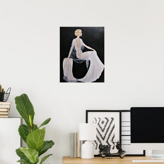 ヴィンテージのショーガール ポスター (ホームオフィス)