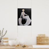 ヴィンテージのショーガール ポスター (キッチン)