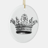 ヴィンテージのシンプルな王冠の…オーナメント セラミックオーナメント (右)