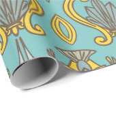 ヴィンテージのシームレスなアールヌーボーパターン。ヴィンテージ壁 ラッピングペーパー (ロールコーナー)