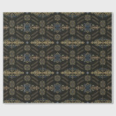 ヴィンテージのシームレスなスタイル。トレンディーh ラッピングペーパー (フラット)