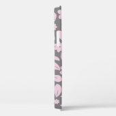 ヴィンテージのシームレスなパターンとピンクの花とlea Case-Mate iPhoneケース (裏面 / 右)