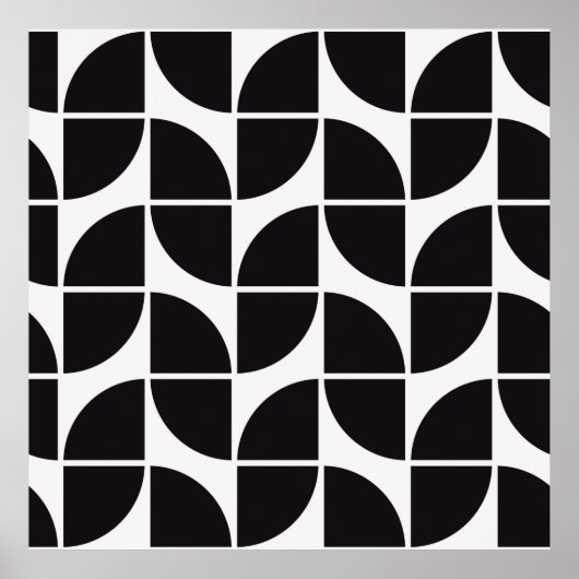 ヴィンテージのシームレスなパターンテクスモダンスタイリッシュチャ。 ポスター (正面)