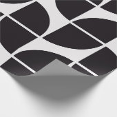 ヴィンテージのシームレスなパターンテクスモダンスタイリッシュチャ ラッピングペーパー (角)