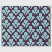 ヴィンテージのシームレスなパターン抽象芸術スタイリッシュアートdec ラッピングペーパー (フラット)