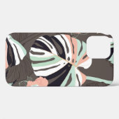 ヴィンテージのシームレスなパターン。コンテンポラリー熱帯性低潮 Case-Mate iPhoneケース (裏面 (横))