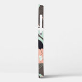 ヴィンテージのシームレスなパターン。コンテンポラリー熱帯性低潮 Case-Mate iPhoneケース (裏面 / 左)