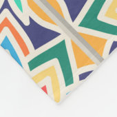 ヴィンテージのシームレスなパタ伝統的ーン フリースブランケット (角)