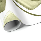 ヴィンテージのシームレスな海馬のセピアパターン ラッピングペーパー (ロールコーナー)