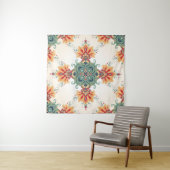 ヴィンテージのシームレスな背景。美しい花のオリエンタルな タペストリー (インサイチュ(横))