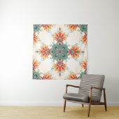 ヴィンテージのシームレスな背景。美しい花のオリエンタルな タペストリー (インサイチュ)