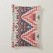 ヴィンテージのシームレスな部族パターン。幾何学的倫理 アクセントクッション (裏面(縦))