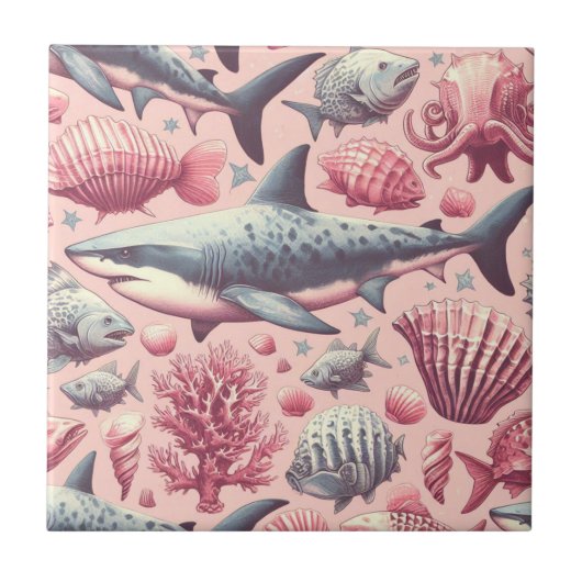 ヴィンテージのシームレス タイル (正面)