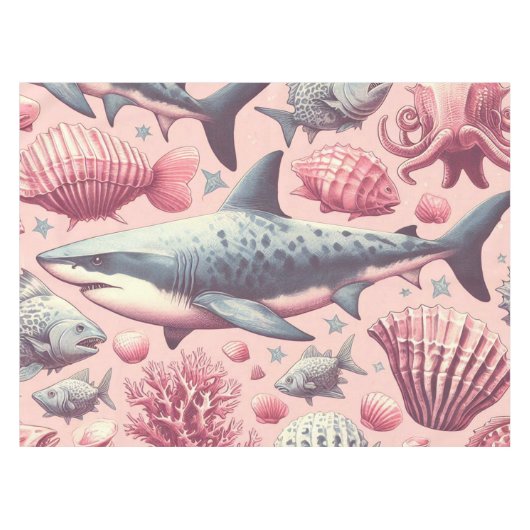 ヴィンテージのシームレス テーブルクロス (正面(横))