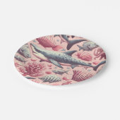 ヴィンテージのシームレス ペーパープレート (アングル)