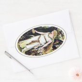 ヴィンテージのシール 楕円形シール (封筒)