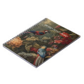 ヴィンテージのシーンバードのカスタマイズ ノートブック (左側)