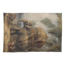 ヴィンテージのシーン象とハウダ