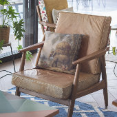 ヴィンテージのシーン象とハウダ クッション