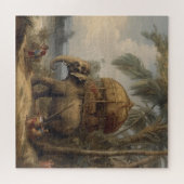 ヴィンテージのシーン象とハウダ ジグソーパズル (横)