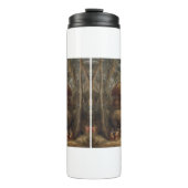 ヴィンテージのシーン象とハウダ タンブラー (正面)