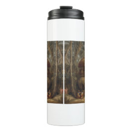 ヴィンテージのシーン象とハウダ タンブラー