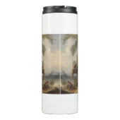 ヴィンテージのシーン象とハウダ タンブラー (裏面)