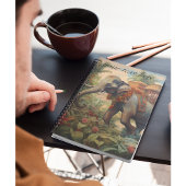 ヴィンテージのシーン象とハウダ ノートブック