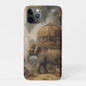 ヴィンテージのシーン象とハウダ Case-Mate iPhoneケース (裏)