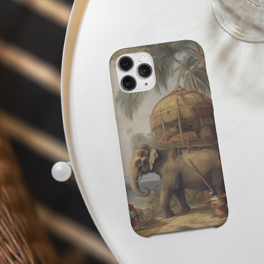 ヴィンテージのシーン象とハウダ Case-Mate iPhoneケース